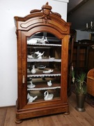 Witryna  orzechowa drewniana biblioteczka  732/2025 