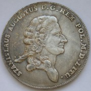 Polska 1782 talar - Stanisław August Poniatowski
