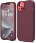 Etui z płynnego silikonu premium iPhone 14 (6,1 Cale) Burgund