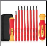 Zestaw śrubokrętów VDE z wymiennymi końcówkami 500V