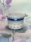 Maselniczka hermetyczna wodna dzwonkowa  ceramika Bolesławiec .