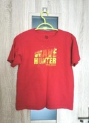 Czerwony koszulka t-shirt z rekinem rozmiar 152