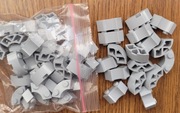 Lego 52 szt LiBluGray Brick Round Corner 2x2 85080 NOWE