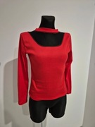 Czerwona bluzka z siateczką