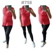 Bluzka ciążowa koszula roz.S/36 ze ściągaczem