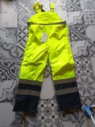 Ogrodniczki/Spodnie robocze zimowe odblaskowe . Rozmiar M 