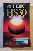 TDK HS30 VHS-C EC-30/44m Kaseta