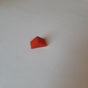 Lego 3044a  czerwony Slope 45 2 x 1 Double No Inside Bar Bottom Stud Holder