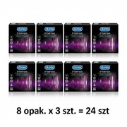 Prezerwatywy Durex Intense stymulujące prążki i wypustki 3 szt x8 = 24 szt.