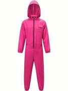 Kostium strażnika z serialu Gra w kalmara (Squid game), różowy, XL (52)