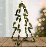 Choinka sztuczna świecąca zielona 30 LED 40 cm