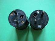 Wtyczki sieciowe z PRL.