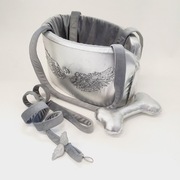 Transporter torba dla psa kota welur smycz