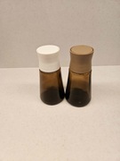 HALVTOM Pojemniki / słoiczki na przyprawy z IKEA, szkło/brązowy, 12 cm