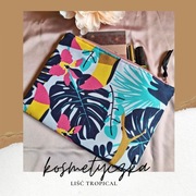Kosmetyczka w kolorowe liście palmy