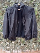 Kurtka czarna wiatrówka, cienka kurtka wiosenna, jesienna