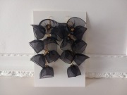 kolczyki czarne długie lekkie