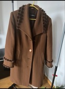 Wełniany Płaszcz od Moris, r40, 81% Wełna