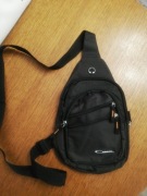 Cambell saszetka na ramię Na ramię, regul pasek 2 komory, 1 kieszeń czarny