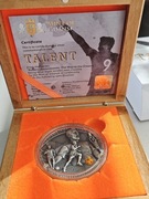 Srebrna moneta Lewandowski Talent 2 oz
