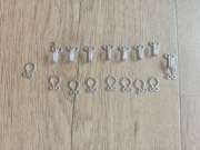 Haftki odzieżowe 8 par 