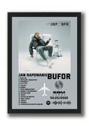 Plakat Jan Rapowanie w ramce A4, papier kredowy.