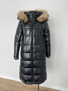 Ochnik Plaszcz puchowy futro jenot naturalny M/L