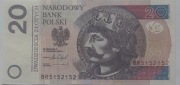 III RP-- 20 zł z 2016 r,ciekawy numer seryjny 