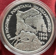 300 000 złotych - Powstanie Warszawskie - 1994 rok - Ag 999 