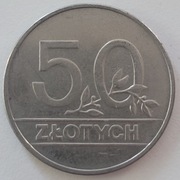 Moneta 50 Złotych 1990 r.