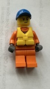 LEGO CITY FIGURKA GOAST GUARD CITY RESCUE LIFE JACKET cty0818