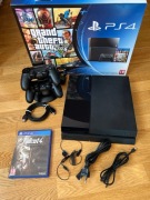 PlayStation 4 500GB Jet Black (CUH-1116A) | 2x Pad | Stacja ładująca | Box