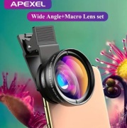Obiektyw do telefonu Makro 12.5x + Szerokokątny 0.45x iPhone Samsung  HD