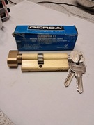 Wkładka patentowa GERDA WKE1 z gałką 30G/45 mosiądz 