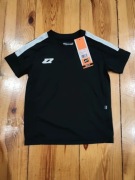 Koszulka ZINA Ferrara Junior roz.2XS 110-122 Czarny\Biały