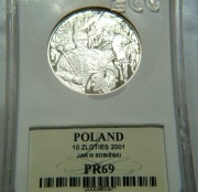 10 zl.  J. Sobieski pop. 2001  PR69  