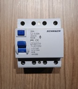 Schrack Wyłącznik różnicowoprądowy 4P 25A  0,03A