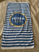 Ręcznik kąpielowy Nivea Sun, reklamowy, do kolekcji, używany, duży