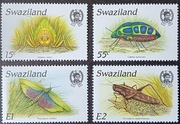 FAUNA ŚWIATA - KOLONIE BRYTYJSKIE - SWAZILAND ** - czysty - OWADY