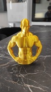 Złote popiersie bodybuilder, dekoracja do domu, biura lub toper na tort