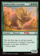 Karta Magic the Gathering: Quakestrider Ceratops_FOIL