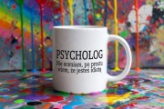 Smieszny prezent dla psychologa kubek dla terapeuty studenta psychologii