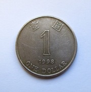1 Dolar 1998 r.  Hongkong