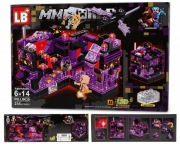 Klocki konstrukcyjne typu Minecraft + LED – 235 elementów LB639