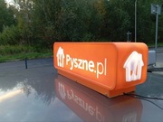 Nowa lampa na dach auta Pyszne.pl