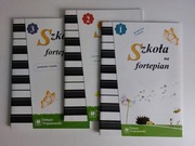 Szkoła na fortepian - cz.1, cz. 2, cz.3 - pianino, keyboard. Nauka nut.