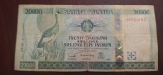 BANKNOT UGANDA 20000 SHILINGI 2005 ROK RZADKI 