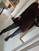 M&S pure Cashmere _ tunika 100 % Cashmere bordo M