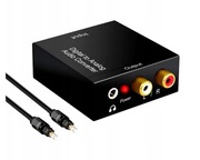PRZETWORNIK CYFROWO-ANALOGOWY DAC OPTYCZNY KOAKSJALNY TOSLINK 24BIT 192KHz