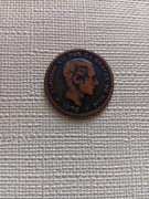Alfonso XII Por La Grazia Der Dios rok 1878 Cinco Centimos